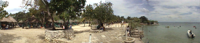 Hadsan Beach on Mactan.