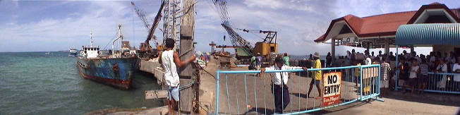 Santa Fe port, Bantayan Island, northwest Cebu.