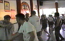 1998 WEKAF Balintawak demonstration Grandmaster Pacito "Chito" Velez instructing students.