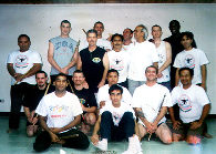 Teovil's Balintawak trainers together with the London stickfighters, lead by John Harvey and John James. Also the Ireland stickfighters lead by Master Dave Joyce after the demonstration seminar at EcoTech, Cebu City.