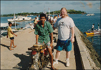 John Russell and Henry's cousin at the top of Bohol.