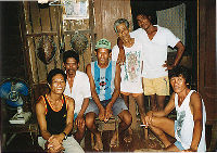 Manny's family in Barabao, Surigao Del Norte, Mindinao.